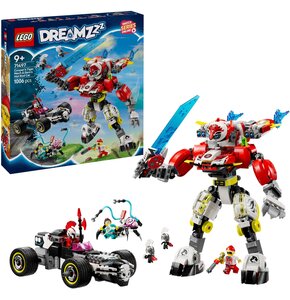 LEGO 71497 DREAMZzz Tygrysi mech Coopera i hot rod Zero