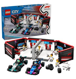 LEGO 60444 City F1 Garaż i bolidy Mercedes-AMG i Alpine