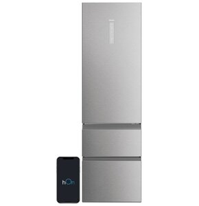 Lodówka HAIER HTW7620ANMG No Frost 205cm Inox
