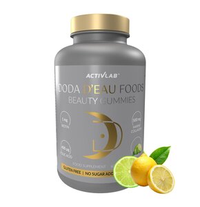 Żelki ACTIVLAB Doda D'Eau Beauty Gummies Cytrynowo-limonkowy (60 żelek)