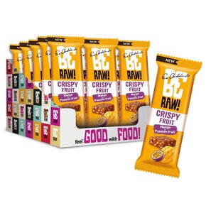 Baton proteinowy BERAW Crispy Fruit Mango-marakuja (15 x 40 g)