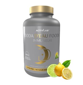 Żelki ACTIVLAB Doda D-Eau Immunelki Cytrynowo-limonkowy (60 żelek)