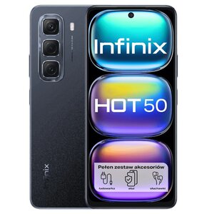 Smartfon INFINIX Hot 50 8/128GB 6.78" 120Hz Czarny