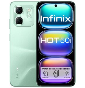 Smartfon INFINIX Hot 50i 4/128GB 6.7" 120Hz Zielony
