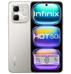 Smartfon INFINIX Hot 50i 4/128GB 6.7" 120Hz Szary