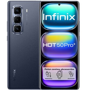 Smartfon INFINIX Hot 50 Pro+ 8/256GB 6.78" 120Hz Czarny