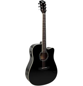 Gitara elektroakustyczna V-TONE Veag1 CE BK 4 Czarny