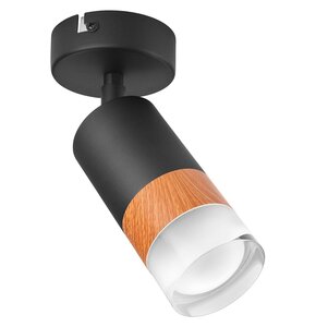 Lampa sufitowa LAMKUR Aurora LM-1.151 Czarno-dębowy
