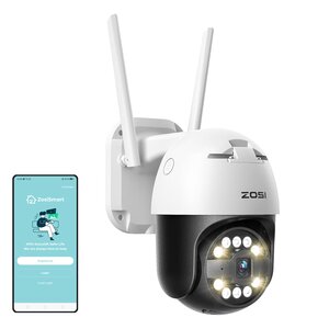 Kamera ZOSI C296 Zewnętrzna, Wi-Fi, Kamera obrotowa
