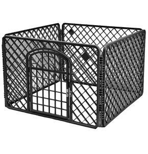 Zagroda dla psa MUFART 90 x 90 x 60 cm Czarny