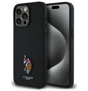 Etui US POLO ASSN Embroidered DH Color do Apple iPhone 15 Pro Max Czarny