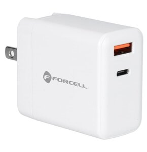 Ładowarka sieciowa FORCELL 3w1 45W Biały