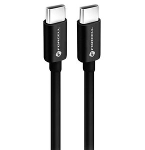 Kabel USB-C - USB-C FORCELL F-Energy C338 60W 1 m Czarny
