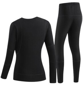 Bielizna podgrzewana MISSION AIR E-Underwear (rozmiar XXL) Czarny