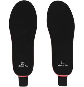 Podgrzewane wkładki do butów MISSION AIR E-Insoles (rozmiar 35-40) Czarno-czerwony