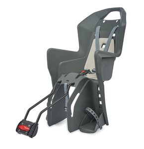 Fotelik rowerowy KROSS Koolah Tylny Rura podsiodłowa 22kg Szary