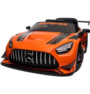 Samochód dla dziecka ENERO Mercedes AMG GT3 Pomarańczowo-czarny