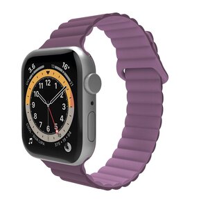 Pasek CELLY Mag do Apple Watch 8/9/10/SE/ SE 2/SE 2022/Ultra/Ultra 2 (42/44/45/49mm) Fioletowy