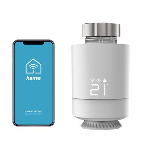 Głowica termostatyczna HAMA 176661 WiFi Biały