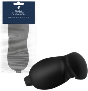 Opaska na oczy WAYA 3D Comfort Czarny