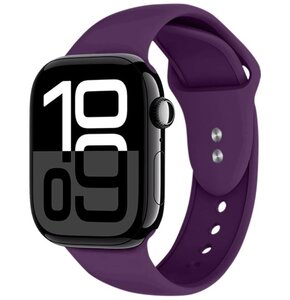 Pasek CRONG Liquid do Apple Watch (38/40/41/42mm) Śliwkowy