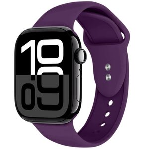 Pasek CRONG Liquid do Apple Watch (44/45/46/49mm) Śliwkowy