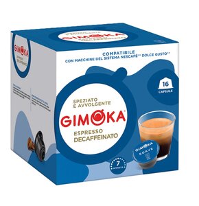 Kapsułki GIMOKA Decaffeinato do ekspresu Nescafe Dolce Gusto (16 szt.)