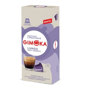 Kapsułki GIMOKA Lungo do ekspresu Nespresso (10 szt.)