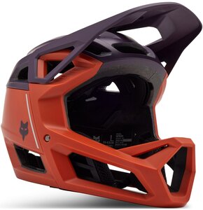 Kask rowerowy FOX Proframe Pomarańczowo-fioletowy MTB (rozmiar S) MIPS