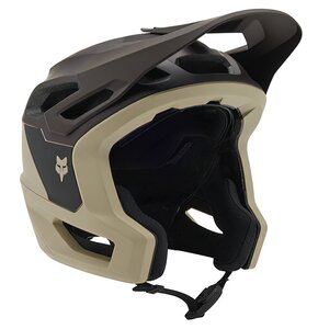 Kask rowerowy FOX Dropframe Pro NYF CE Kremowy MTB (rozmiar M) MIPS