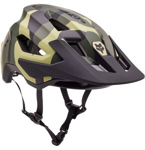 Kask rowerowy FOX Speedframe Camo Zielony MTB (rozmiar L) MIPS