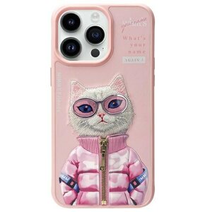 Etui NIMMY Cool&Cute 2.0 Cat do Apple iPhone 15 Pro Max Różowy