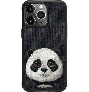 Etui NIMMY Big Eyed Pet 2.0 Panda do Apple iPhone 15 Pro Max Czarny