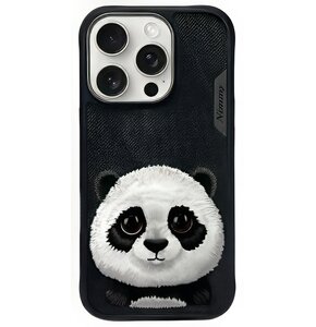 Etui NIMMY Big Eyed Pet 2.0 Panda do Apple iPhone 16 Pro Max Czarny