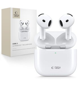 Słuchawki douszne TECH-PROTECT UltraBoost TWS EearPhone Core 2 Biały