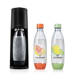 Saturator SODASTREAM Terra Czarny + 3 butelki