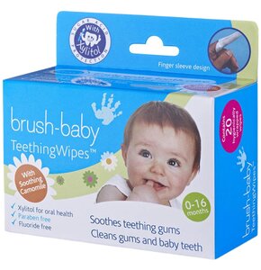 Gaziki higieniczne BRUSH-BABY (0-16 m-cy) 20 szt.