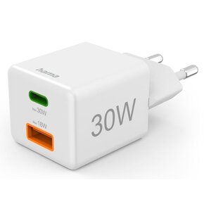 Ładowarka sieciowa HAMA Mini 30W PD/QC 201992
