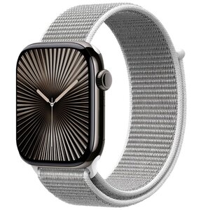 Pasek CRONG Nylon do Apple Watch (44/45/46/49mm) Szary