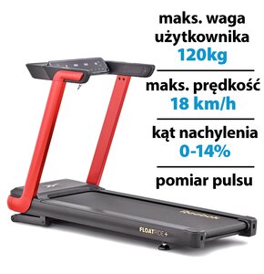 Bieżnia elektryczna REEBOK FR20z Floatride+ 1654W 18km/h Czerwony