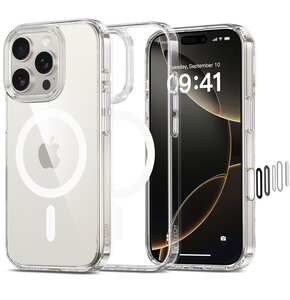 Etui TECH-PROTECT Flexair Hybrid CC do Apple iPhone 16 Pro Przezroczysty