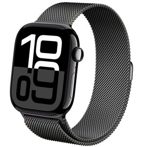Pasek CRONG Milano Steel do Apple Watch (38/40/41/42mm) Grafitowy