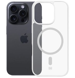 Etui 3MK Colorfull Guardx MagCase do Apple iPhone 16 Pro Max Biały
