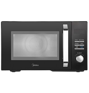 Kuchenka mikrofalowa MIDEA MAC23XF 800W średnica 27 cm pojemność 23L Grill Inverterquattro Czarny