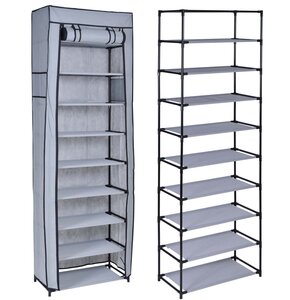 Szafka tekstylna GOCKOWIAK Lea (57 x 29 x 172) Szary