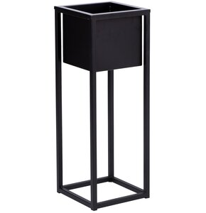 Kwietnik LOFTINSPIRED Concove 41 cm Czarny