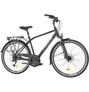 Rower trekkingowy INDIANA X-Road 4.0 M21 28 cali męski Czarno-srebrny