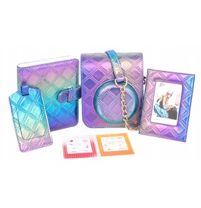 Zestaw akcesoriów LOVEINSTANT 5w1 do Fujifilm Instax Mini 12 Wielokolorowy Holograficzny