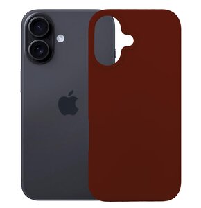 Etui 3MK Matt Guardx do Apple iPhone 16 Czerwony