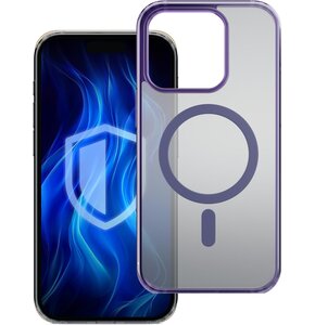 Etui 3MK Frosty Guardx MagCase do Apple iPhone 16 Pro Max Fioletowy